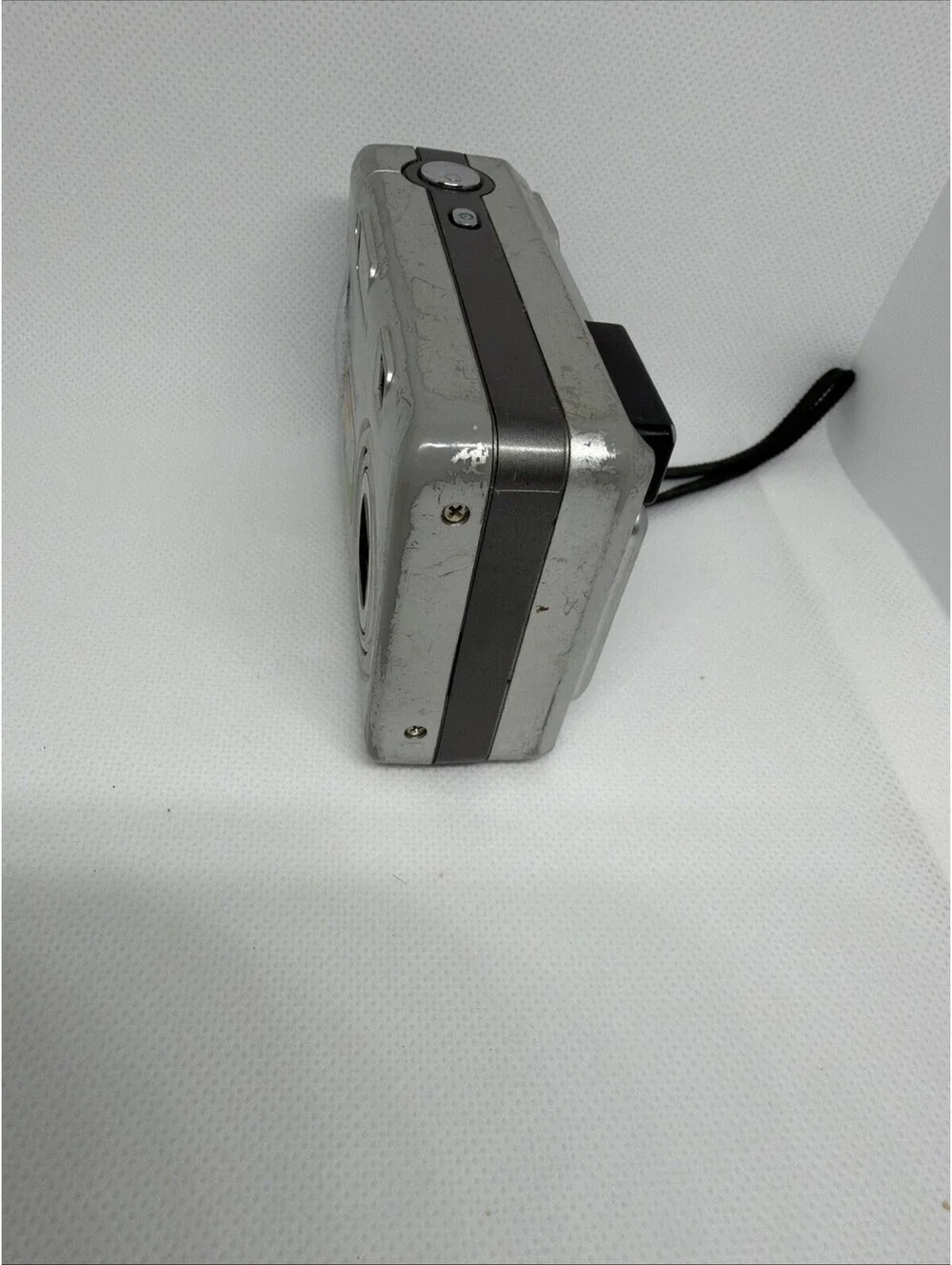 Polaroid PDC 5355 5.3MP Compact Digital Camera SILVER, 3365 Y2K - TESTED WORKING